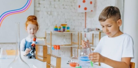 ترغیب کودکان به یادگیری شیمی